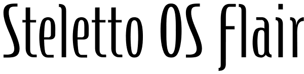 Steletto OS Flair Font