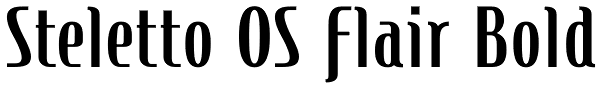 Steletto OS Flair Bold Font