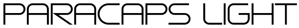 ParaCaps Light Font