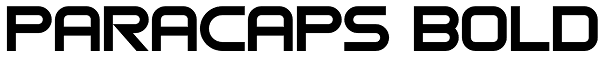 ParaCaps Bold Font