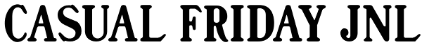 Casual Friday JNL Font