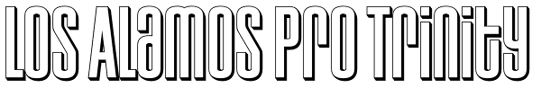 Los Alamos Pro Trinity Font