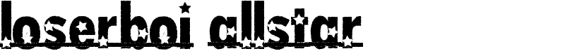 loserboi allstar Font