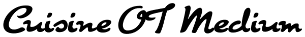 Cuisine OT Medium Font