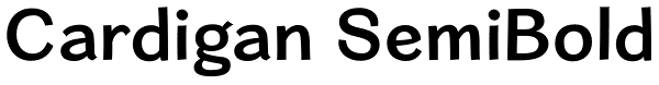 Cardigan SemiBold Font