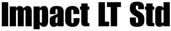 Impact LT Std Font