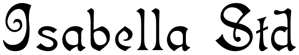 Isabella Std Font