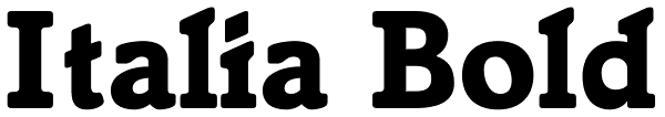 Italia Bold Font