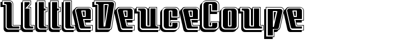 LittleDeuceCoupe Font