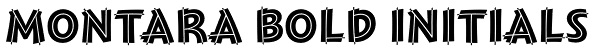 Montara Bold Initials Font