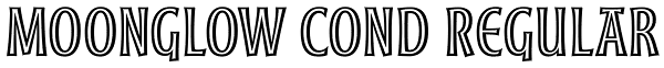 Moonglow Cond Regular Font