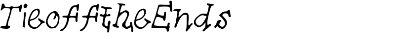 TieofftheEnds Font