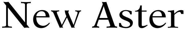 New Aster Font