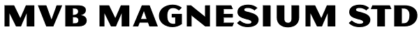 MVB Magnesium Std Font