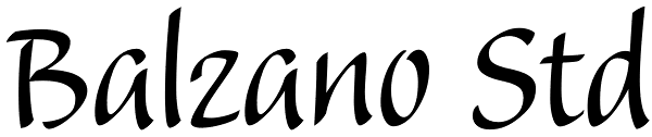 Balzano Std Font