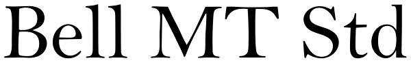 Bell MT Std Font