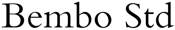 Bembo Std Font