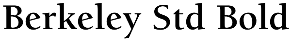 Berkeley Std Bold Font