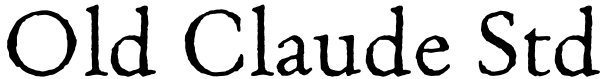 Old Claude LP Font | Font Spy