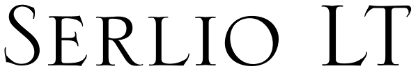 Serlio LT Font