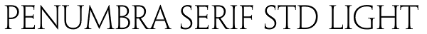 Penumbra Serif Std Light Font