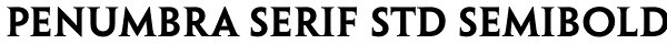 Penumbra Serif Std SemiBold Font