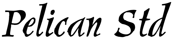 Pelican Std Font