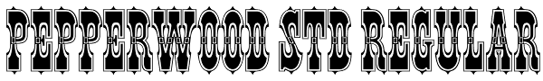 Pepperwood Std Regular Font