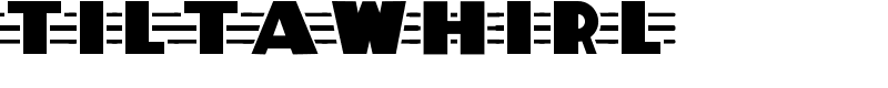 TiltAWhirl Font