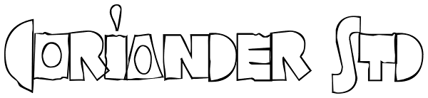 Coriander Std Font