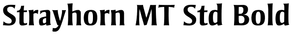 Strayhorn MT Std Bold Font