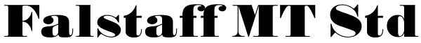 Falstaff MT Std Font