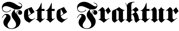 Fette Fraktur Font