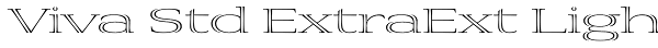 Viva Std ExtraExt Ligh Font