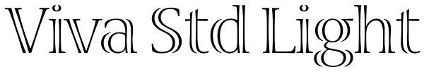 Viva Std Light Font