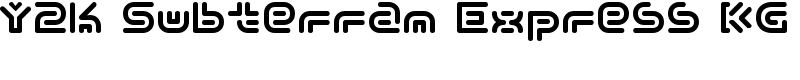 Y2k Subterran Express KG Font