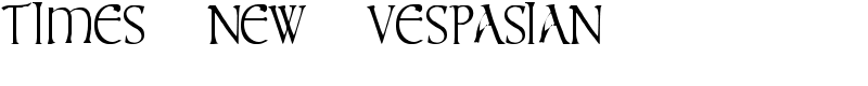 times new vespasian Font