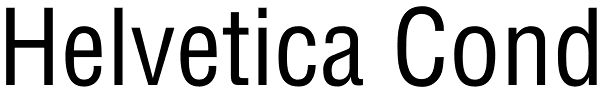 Helvetica Cond Font