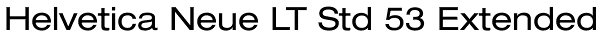 Helvetica Neue LT Std 53 Extended Font