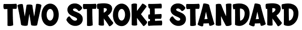 Two Stroke Standard Font