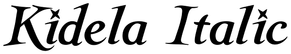 Kidela Italic Font