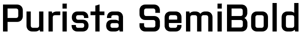 Purista SemiBold Font