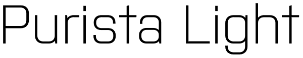 Purista Light Font