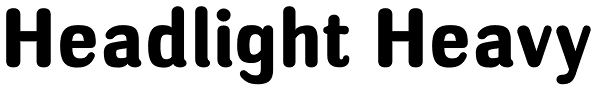 Headlight Heavy Font