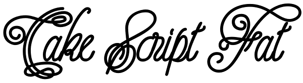 Cake Script Fat Font