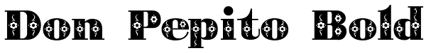 Don Pepito Bold Font