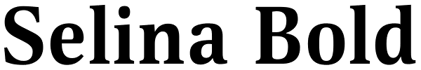 Selina Bold Font