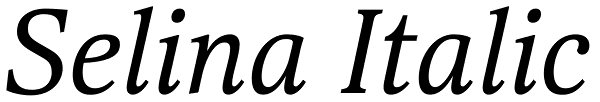 Selina Italic Font