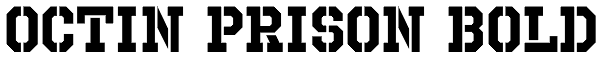 Octin Prison Bold Font