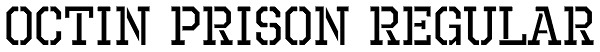 Octin Prison Regular Font